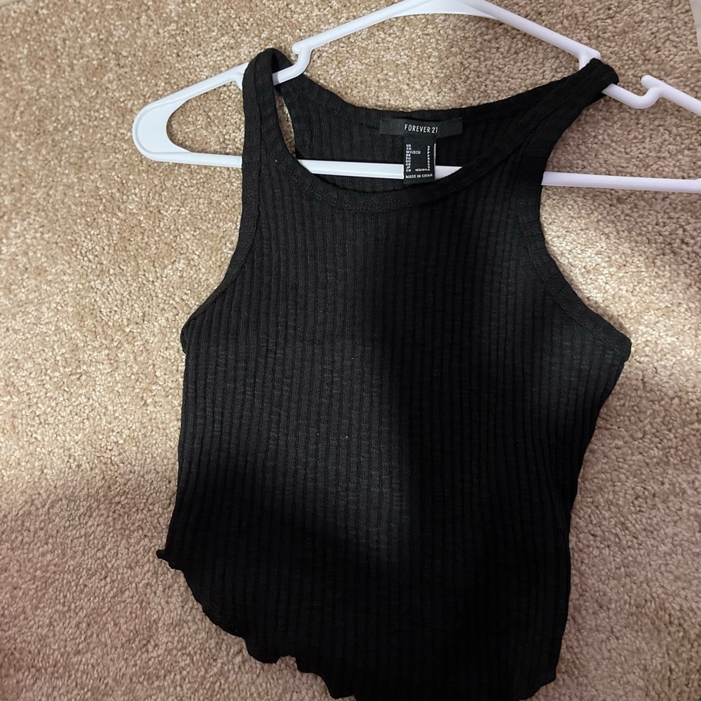 f21 cropped tank